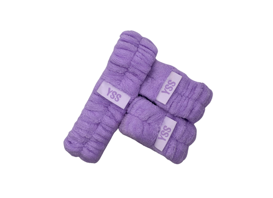 Purple Beauty Buddies Head & Wristband Set 🫧